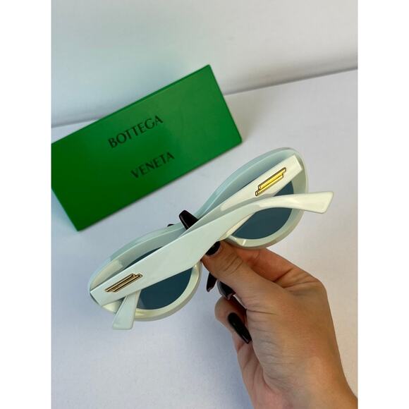 NEW Bottega Veneta BV1325S Green Cat Eye Sunglasses - Picture 4 of 9